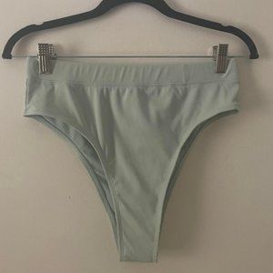 CHARLOTTE RUSSE Bikini BRAND NEW *WITH TAG* Teal Swim Bottom Cheeky High Rise